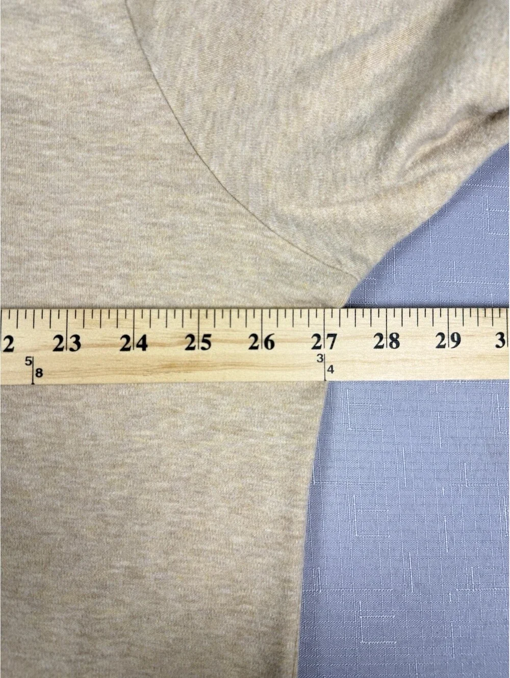 Polo Ralph Lauren Polo Shirt Men's Large Beige Stretch Long Sleeve Casual Preppy